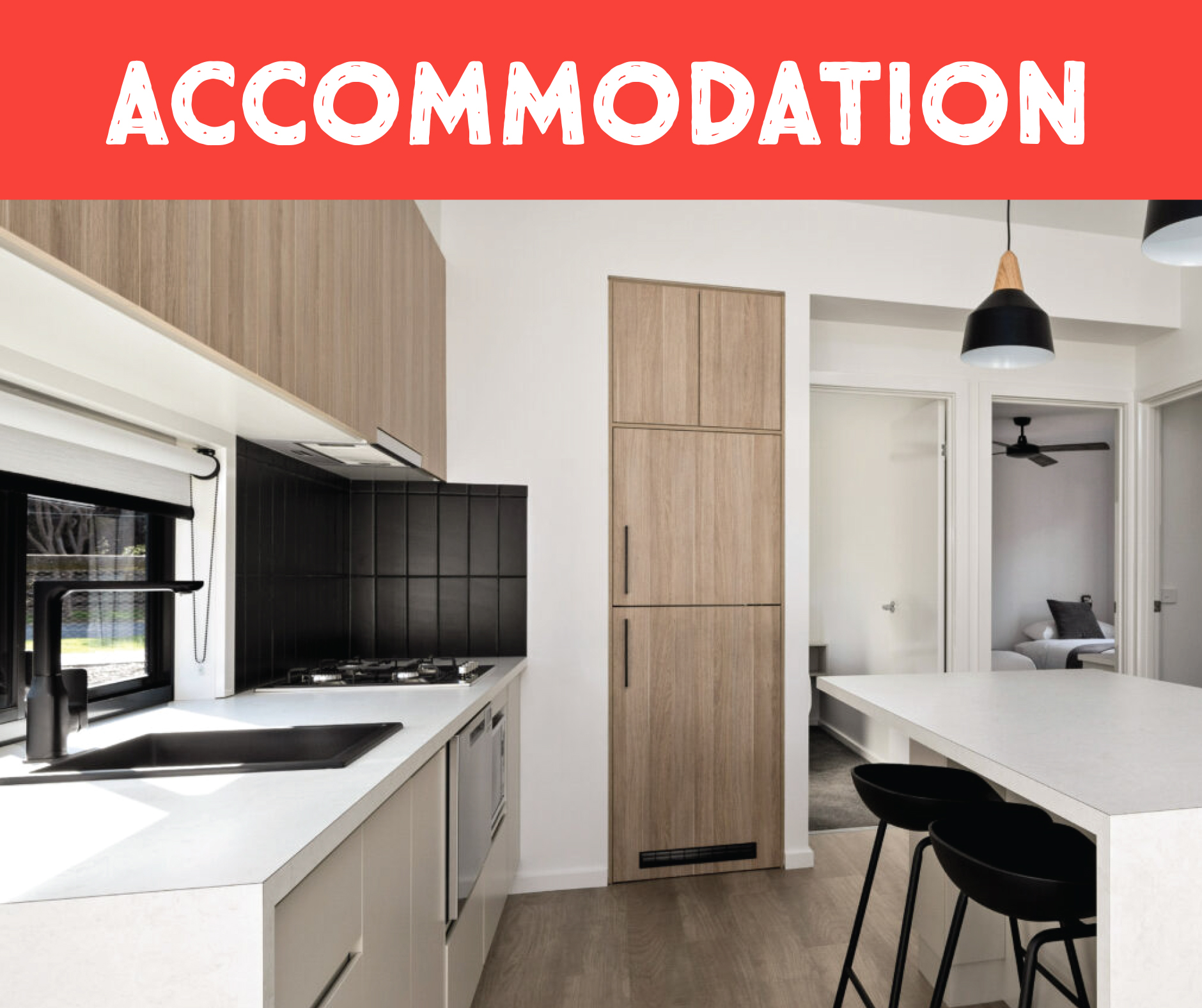 Home Page Bottom Banners Accommodation in Bright Caravans Camping Cabins