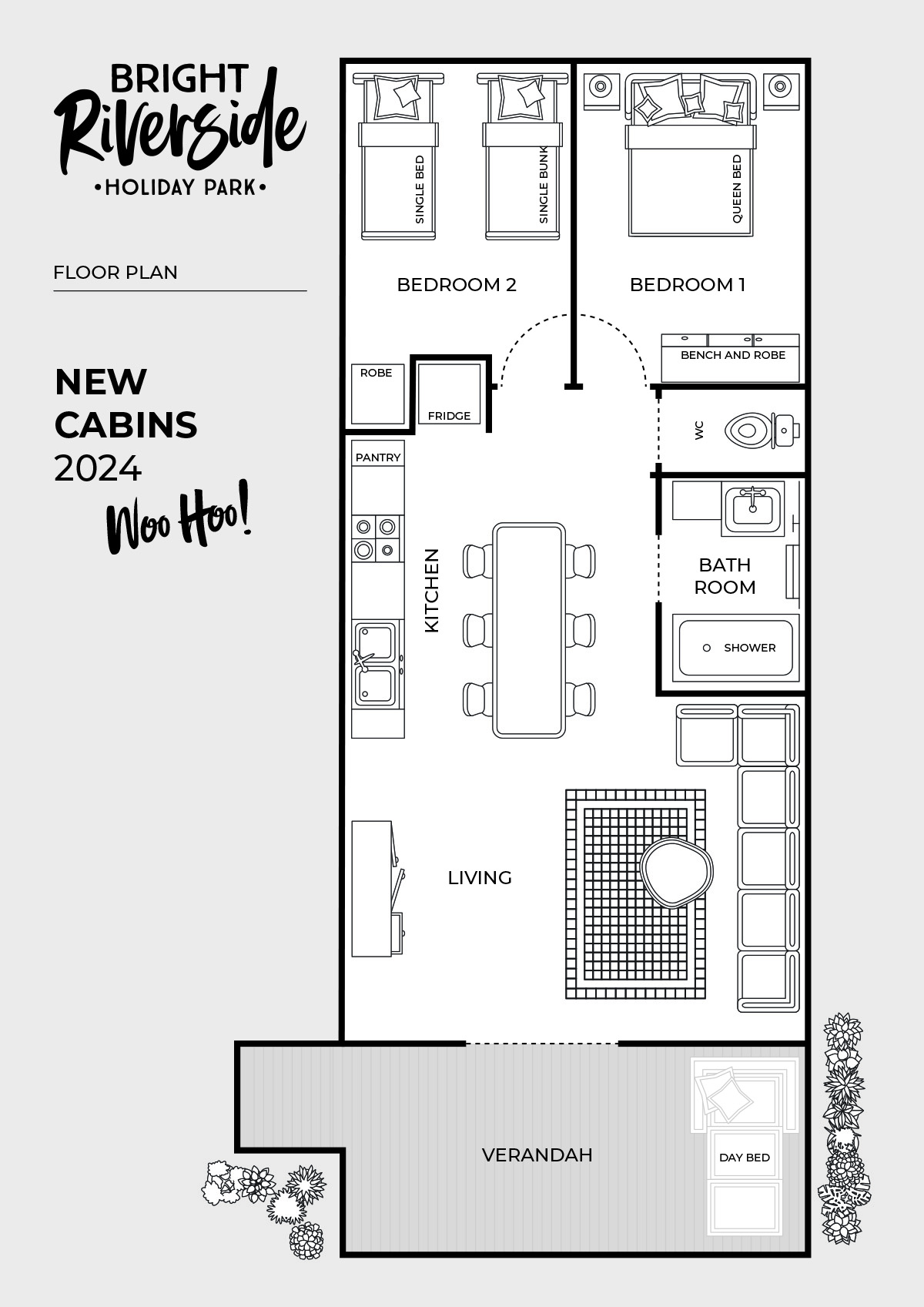Brand New Cabins in Bright